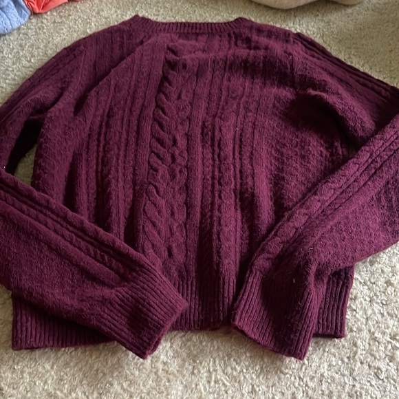 Hippie, rose passion, plum sweater - Picture 6 of 6